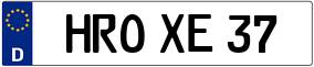 Truck License Plate